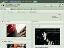 Tablet Screenshot of deinreichkommtnicht.deviantart.com