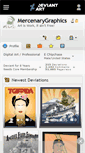 Mobile Screenshot of mercenarygraphics.deviantart.com
