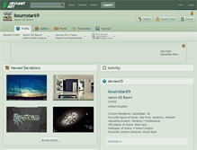 Tablet Screenshot of bournstar69.deviantart.com