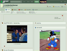 Tablet Screenshot of londongentleman.deviantart.com