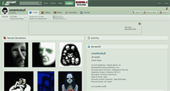 Desktop Screenshot of ceramicskull.deviantart.com