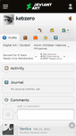 Mobile Screenshot of kebzero.deviantart.com