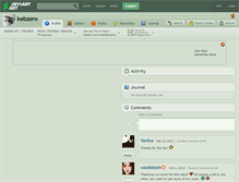 Tablet Screenshot of kebzero.deviantart.com
