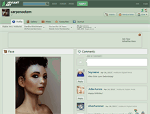 Tablet Screenshot of carpenoctem.deviantart.com