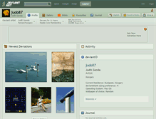 Tablet Screenshot of judo87.deviantart.com