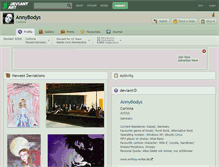 Tablet Screenshot of annybodys.deviantart.com