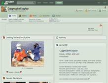 Tablet Screenshot of cuppycakecosplay.deviantart.com