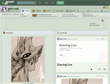 Tablet Screenshot of gofu-web.deviantart.com