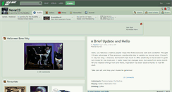 Desktop Screenshot of nevar23.deviantart.com