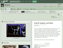 Tablet Screenshot of nevar23.deviantart.com