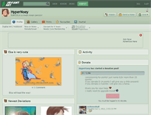 Tablet Screenshot of hypernoey.deviantart.com