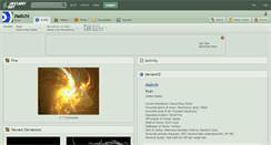 Desktop Screenshot of malichi.deviantart.com
