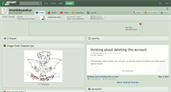 Desktop Screenshot of kioshikitsunekun.deviantart.com
