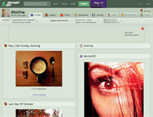Tablet Screenshot of missursa.deviantart.com