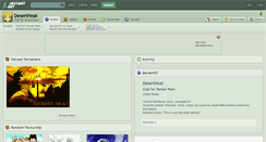 Desktop Screenshot of desertheat.deviantart.com