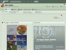 Tablet Screenshot of liska-rediska.deviantart.com
