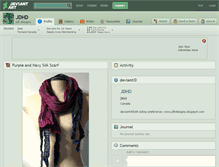 Tablet Screenshot of jdhd.deviantart.com