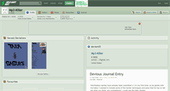 Desktop Screenshot of mp3-killer.deviantart.com