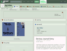 Tablet Screenshot of mp3-killer.deviantart.com