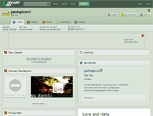 Tablet Screenshot of pantopicon.deviantart.com