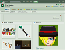 Tablet Screenshot of celio-hogane.deviantart.com