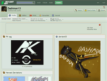 Tablet Screenshot of dashmon13.deviantart.com