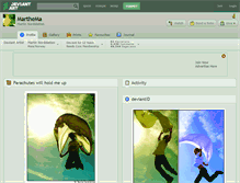 Tablet Screenshot of marthema.deviantart.com