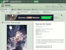 Tablet Screenshot of hythrain.deviantart.com