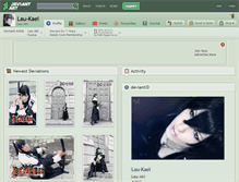 Tablet Screenshot of lau-kael.deviantart.com