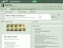Tablet Screenshot of dumb-poet.deviantart.com