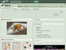 Tablet Screenshot of genarch.deviantart.com
