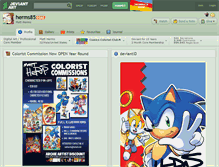 Tablet Screenshot of herms85.deviantart.com