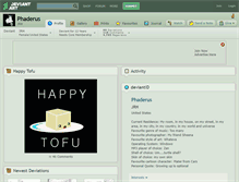 Tablet Screenshot of phaderus.deviantart.com