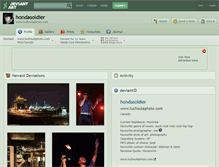 Tablet Screenshot of hondasoldier.deviantart.com