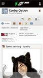 Mobile Screenshot of contra-diction.deviantart.com