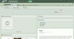 Desktop Screenshot of musclemon.deviantart.com