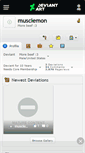 Mobile Screenshot of musclemon.deviantart.com
