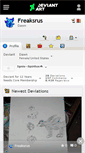 Mobile Screenshot of freaksrus.deviantart.com