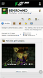 Mobile Screenshot of bendrowned.deviantart.com