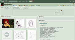 Desktop Screenshot of anthromorph.deviantart.com