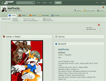 Tablet Screenshot of madtrocity.deviantart.com