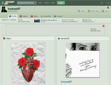 Tablet Screenshot of koranaart.deviantart.com