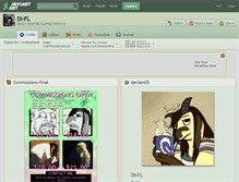 Tablet Screenshot of di-fl.deviantart.com