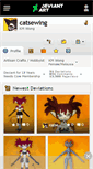 Mobile Screenshot of catsewing.deviantart.com