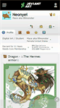 Mobile Screenshot of neonyei.deviantart.com