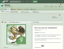 Tablet Screenshot of neonyei.deviantart.com