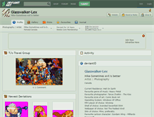 Tablet Screenshot of glasswalker-lex.deviantart.com
