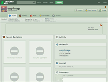 Tablet Screenshot of essy-image.deviantart.com