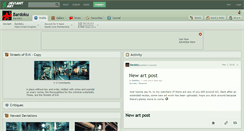 Desktop Screenshot of bardoku.deviantart.com