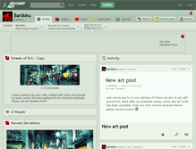 Tablet Screenshot of bardoku.deviantart.com